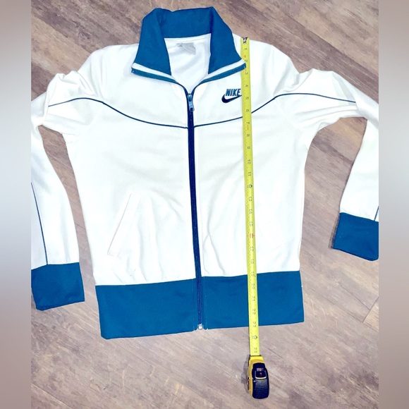 Women Nike Teal Jacket Microfleece, Full Zipper, Mock collar Neck, Size S 4/6 - Picture 8 of 9